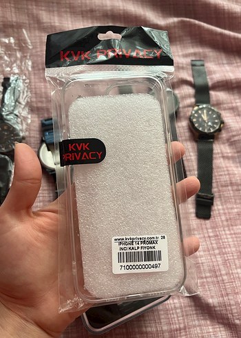 Beyaz Pul İşlemeli Telefon Kılıfı iphone 14 promax - Görsel 2