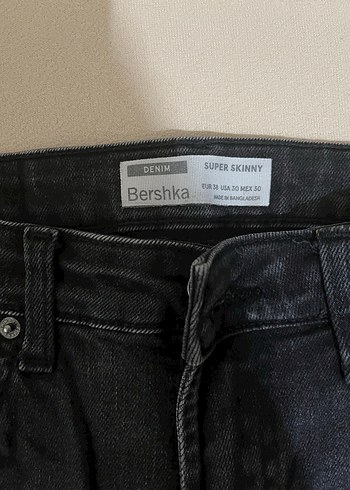 Erkek denim siyah pantolon - Görsel 2