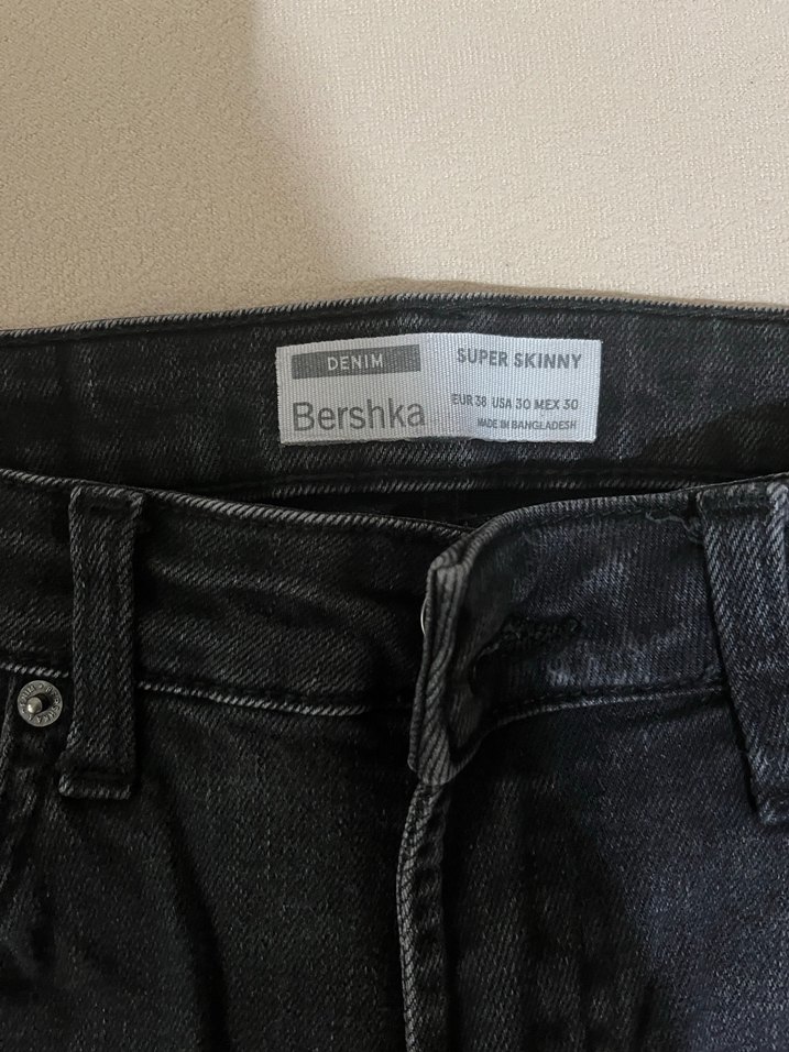 Erkek denim siyah pantolon - Görsel 2