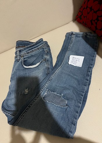 Gri erkek Denim Jean Pantolon - Görsel 11