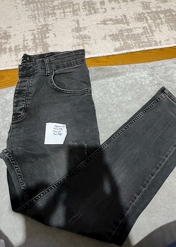 Gri erkek Denim Jean Pantolon - Görsel 4