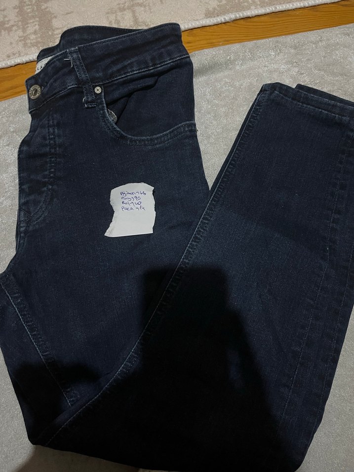 Gri erkek Denim Jean Pantolon - Görsel 5