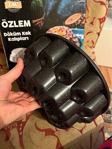 Beden siyah Renk Taç döküm kek kalıbı
