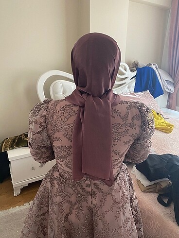 40 Beden ten rengi Renk Tesettür abiye nişanlık
