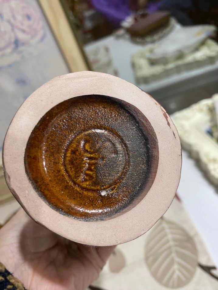 Koyu haki seramik vazo ve kuş figürlü aksesuarlar - Görsel 5