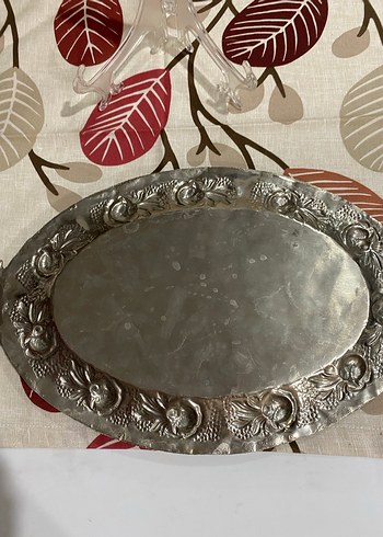 İşlemeli Metal Tepsi - Görsel 4