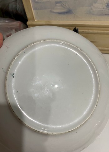 Çiçek Desenli Geleneksel El Yapımı Tabak - Görsel 5