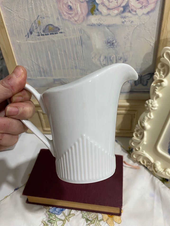 Beyaz Seramik Sutluk sosluk - Görsel 2