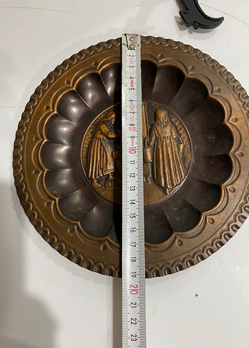 Bakır Dekoratif Tabak - Görsel 4