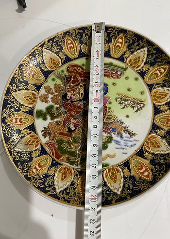 Desenli Çok Renkli Geleneksel Tabak - Görsel 4