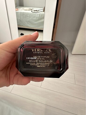 Beden Renk Orijinal Versace Crystal Noir