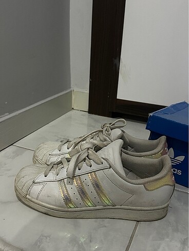 38 Beden beyaz Renk Adidas Süperstar Ayakkabı