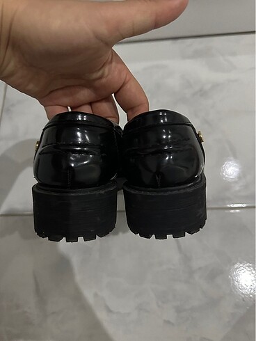 38 Beden siyah Renk İnci Kadın Loafer