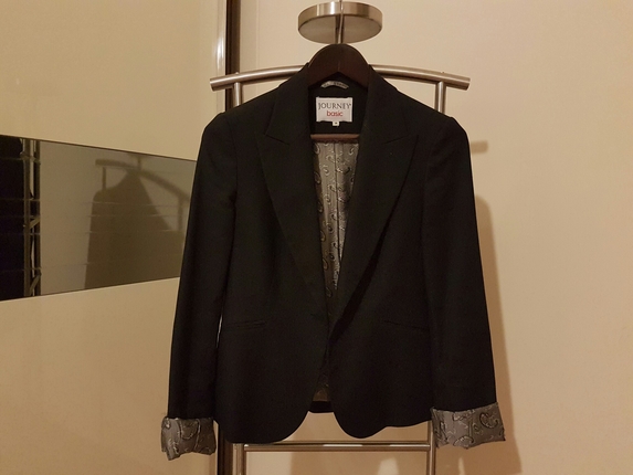 siyah basit ceket