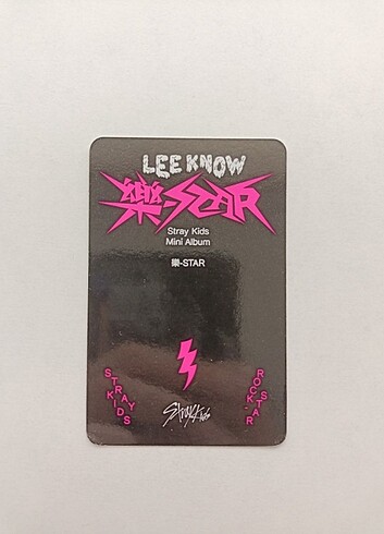 Stray kids rockstar albüm fotokart