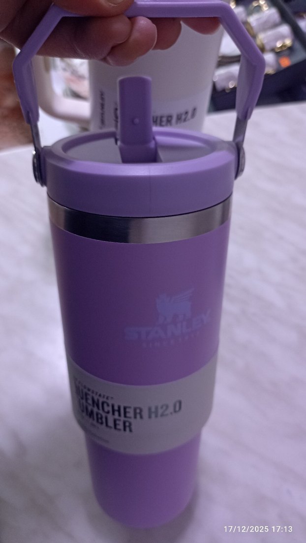 Pastel Mor Çocuk Termos Şişesi - Görsel 2