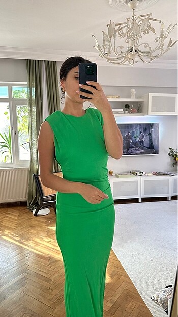s Beden yeşil Renk Zara elbise