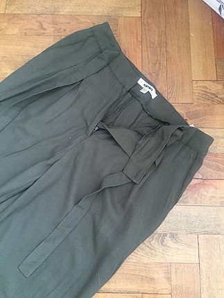 34 Beden haki Renk Yazlık kumaş pantolon 
