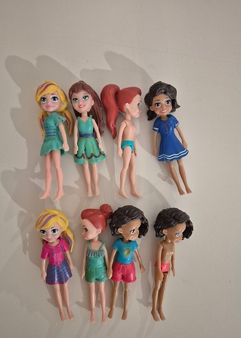 8 adet polly pocket