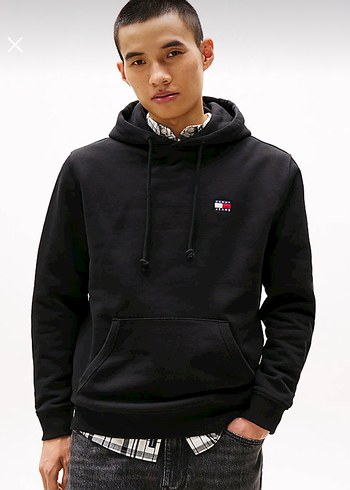 Tommy Hilfiger Tommy Siyah Sweatshirt M Beden