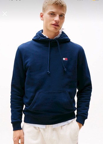 Tommy Hilfiger Tommy Lacivert Sweatshirt M Beden