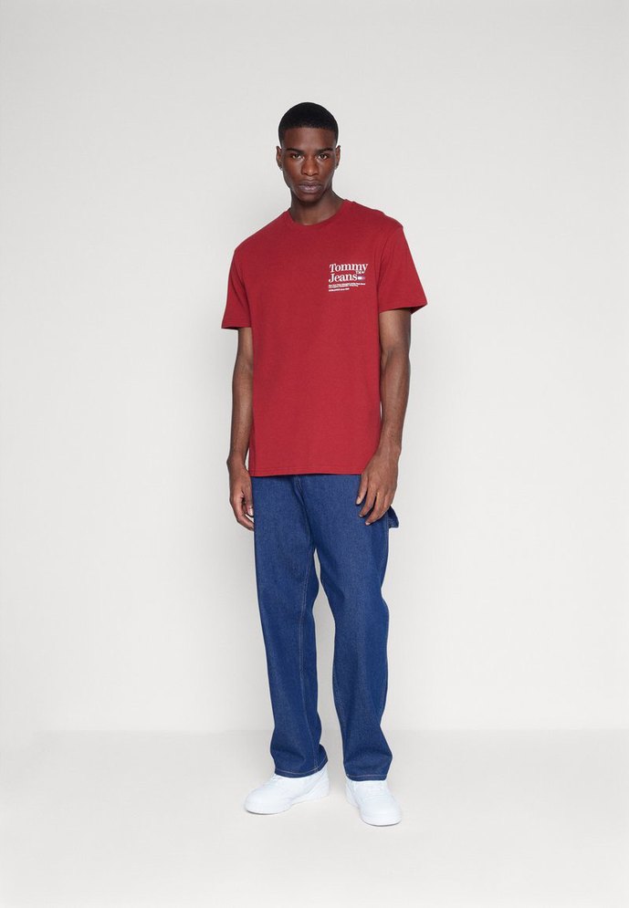 Tommy Hilfiger T-Shirt Kırmızı M Beden - Görsel 2