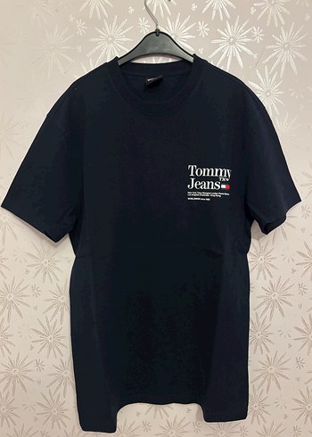 Tommy Hilfiger T-Shirt Lacivert M Beden - Görsel 7