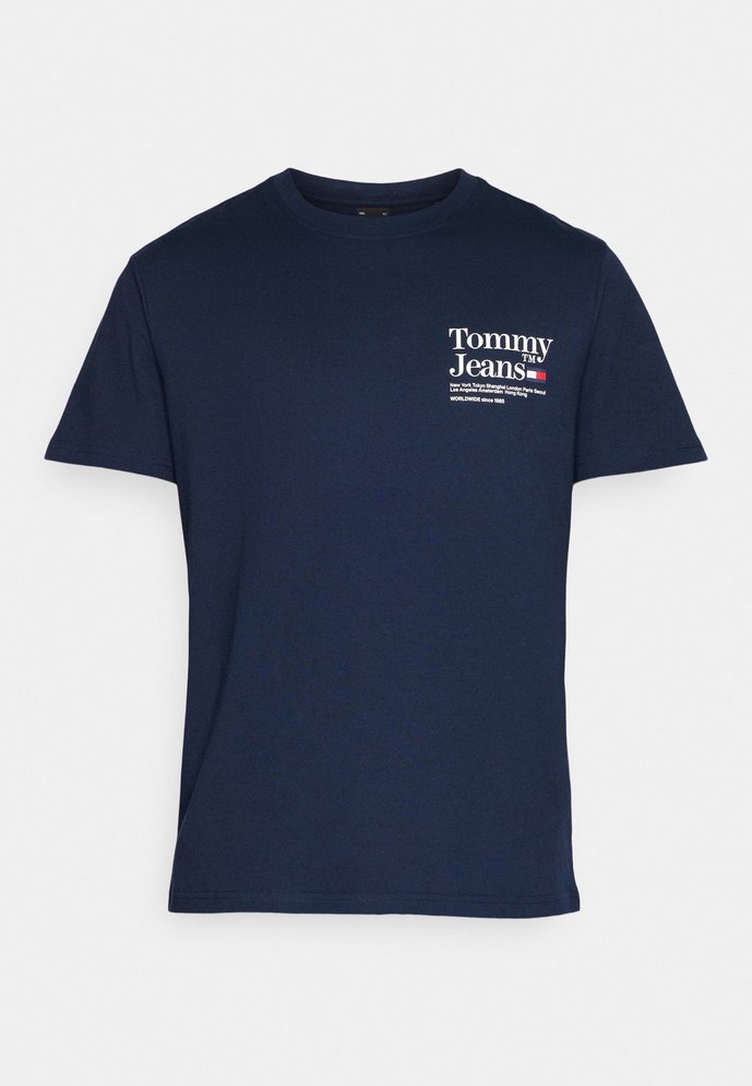 Tommy Hilfiger T-Shirt Lacivert M Beden - Görsel 5