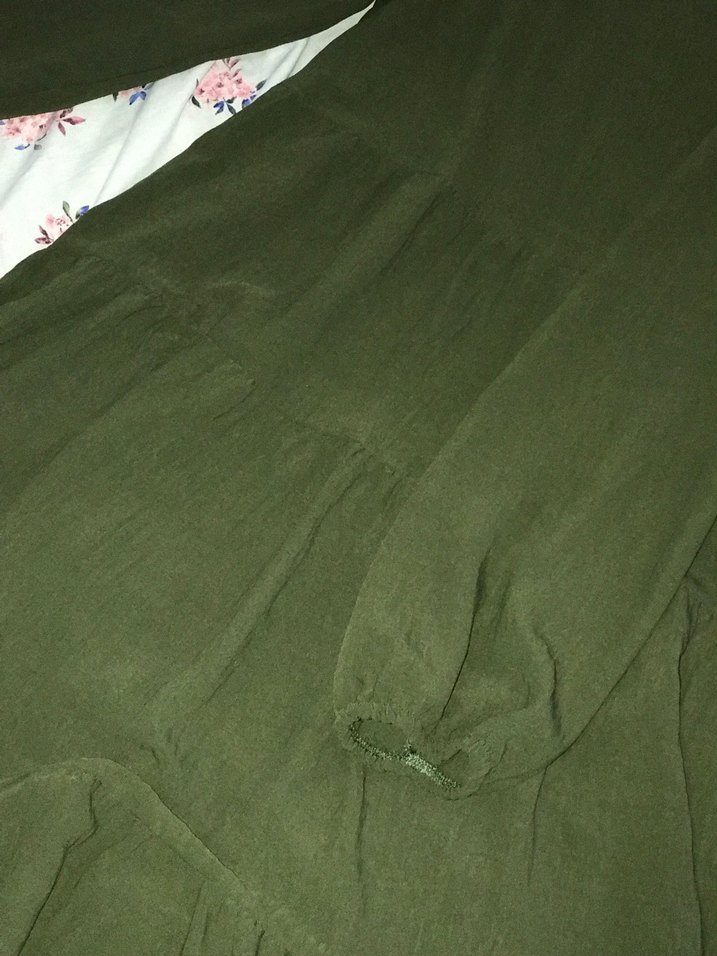 Kadın Haki Midi  Elbise - Görsel 3