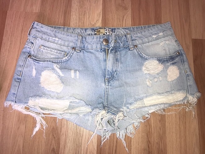 Bershka mini jean şort