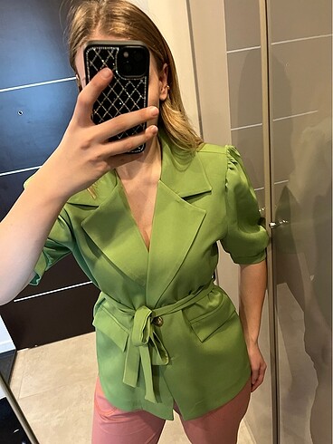 40 Beden Kısa kollu blazer