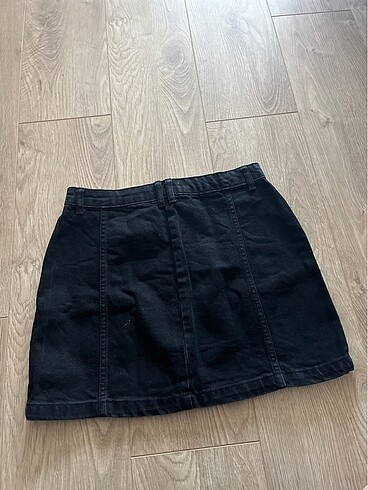 m Beden siyah Renk Denim mini etek