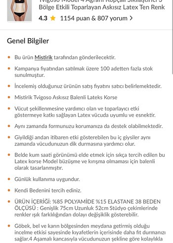 Kopçalı Sıkılaştırıcı toparlayıcı korse - Görsel 4