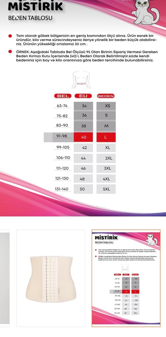 Kopçalı Sıkılaştırıcı toparlayıcı korse - Görsel 3