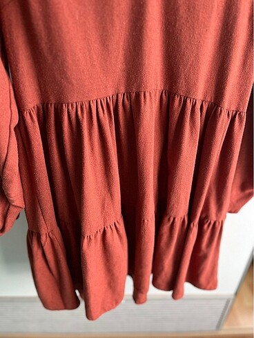 Trendyol Pileli oversize geniş kesim Elbise - Görsel 2