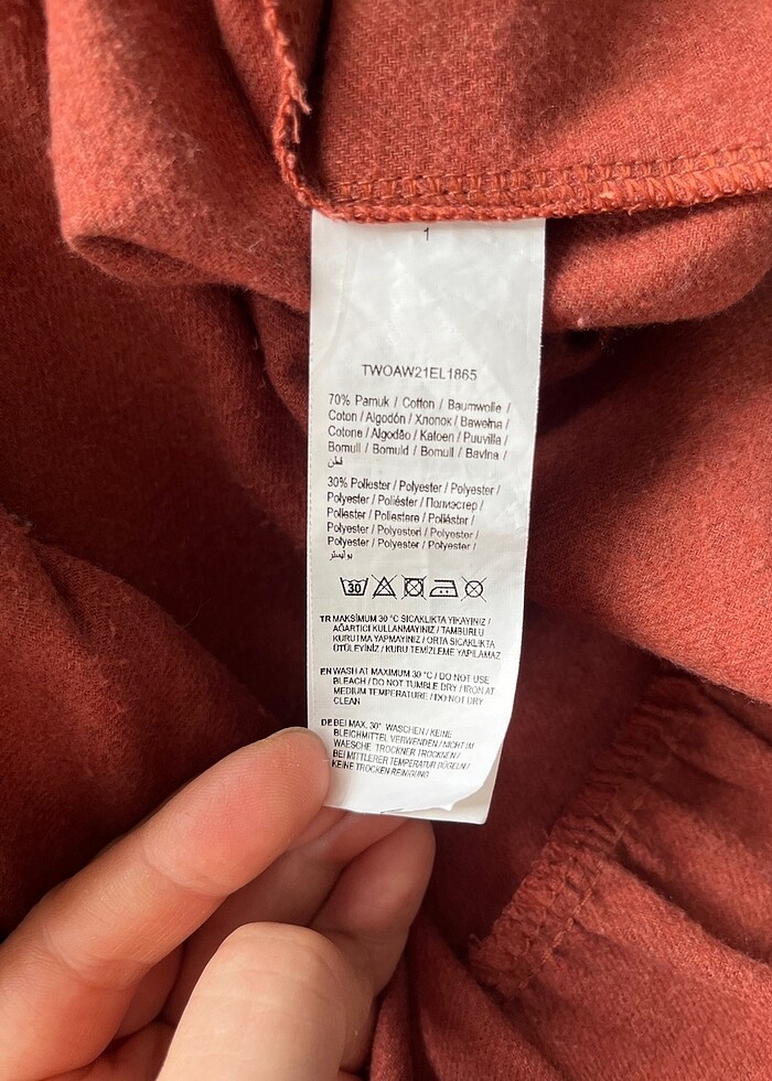 Trendyol Pileli oversize geniş kesim Elbise - Görsel 5