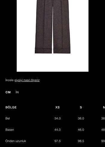 Kazayağı Rengi Kadın Midi dokulu pantolon - Görsel 10