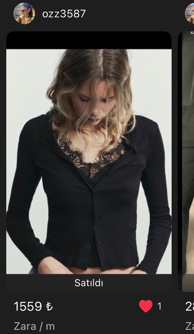 Dantel Detaylı Siyah V Yaka Kadın Bluz - Görsel 2