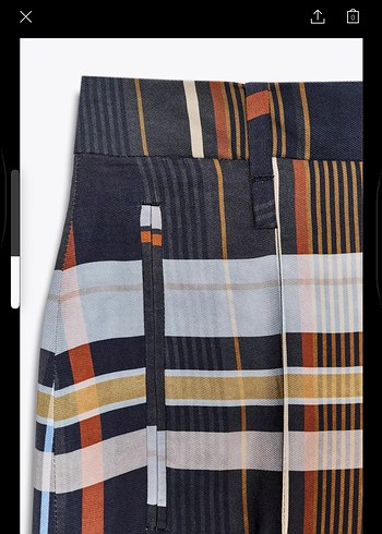 Zara ekose pantolon - Görsel 4