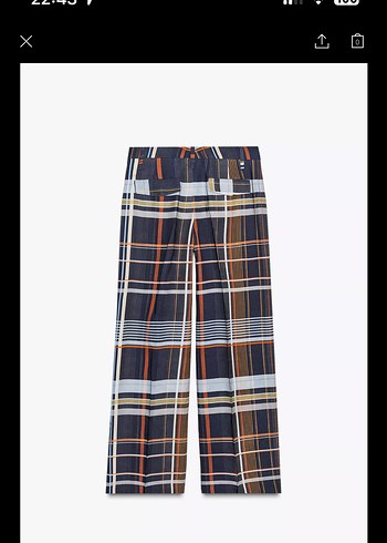 Zara ekose pantolon - Görsel 3