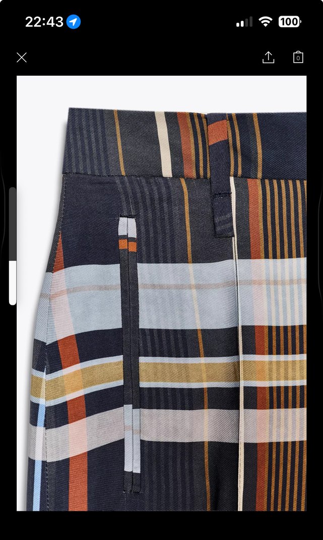 Zara ekose pantolon - Görsel 4