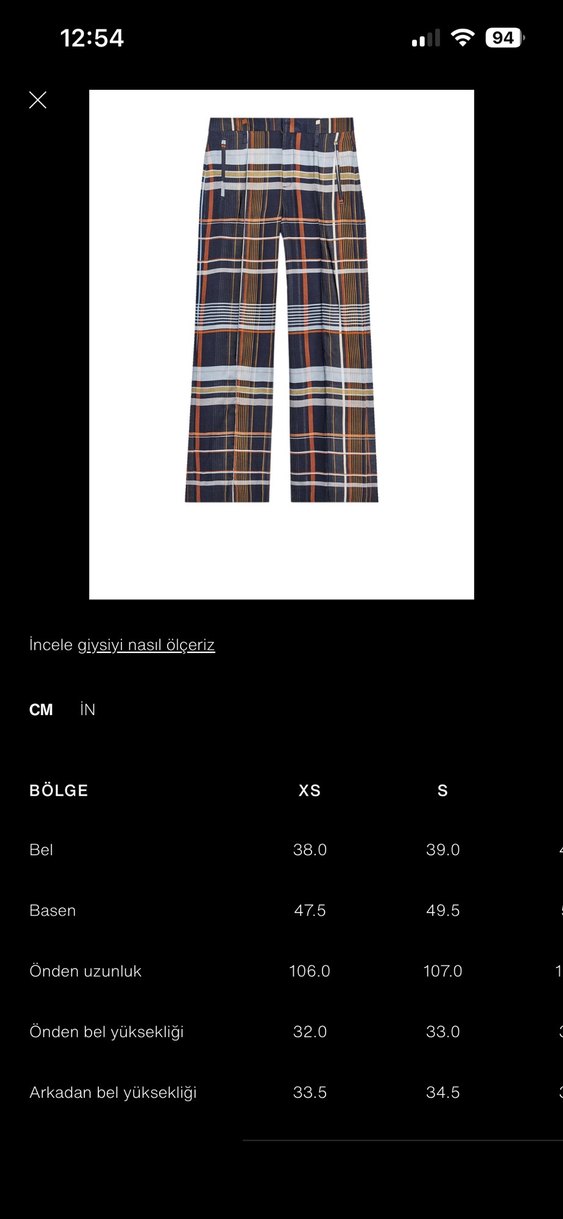 Zara ekose pantolon - Görsel 2