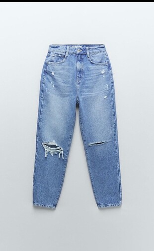 Distressed mom jean Zara