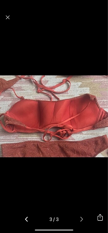 m Beden bordo Renk Calzedon bikini üstü