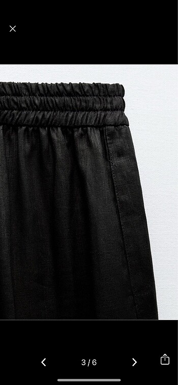 Zara Keten pantolon
