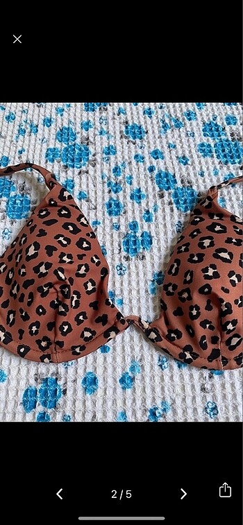 xs Beden Penti leopar bikini