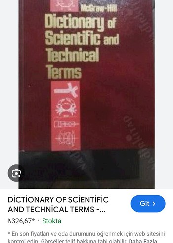 Bilimsel ve Teknik Terimler Sözlüğü Kitabı - Görsel 2