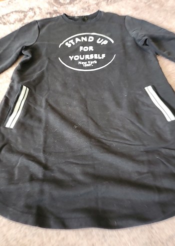 s Beden siyah Renk Siyah Kadın Sweatshirt - Uzun Kollu, Baskılı