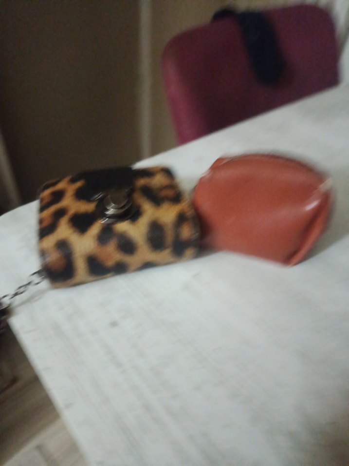 Kahverengi Leopar Desenli Fermuarlı Kadın Cüzdanı - Görsel 2