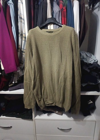 hakıErkek Triko Bisiklet Yaka Kazak - Görsel 3